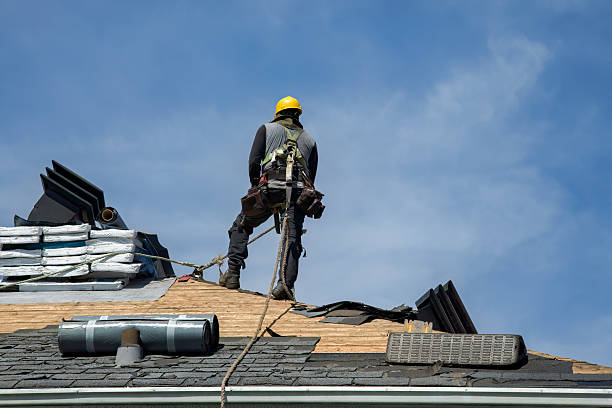 Professional Roof Replacement technician working in Layton, NJ